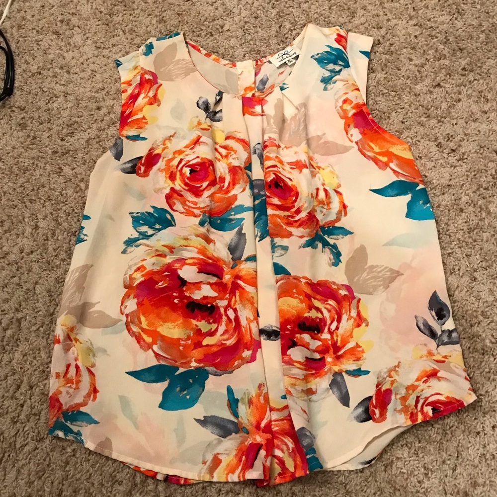 Flowered blouse